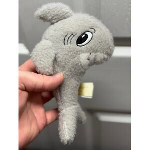 MTY International Shark Plush with Heart on Tail Mini Gray Stuffed Animal